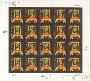 2003-2008 American Design Series - Chippendale Chair 4 Cent US Postage Stamp Unused Sheet of 20 Scott #3755