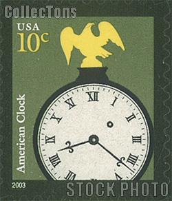 2003-2008 American Design Series - American Clock 10 Cent US Postage Stamp Unused Sheet of 20 Scott #3757