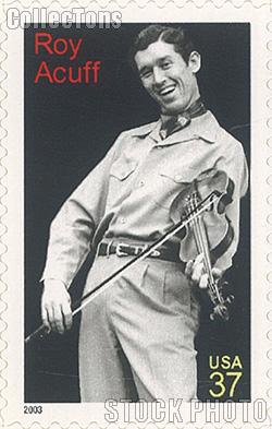 2003 Roy Acuff 37 Cent US Postage Stamp Unused Sheet of 20 Scott #3812