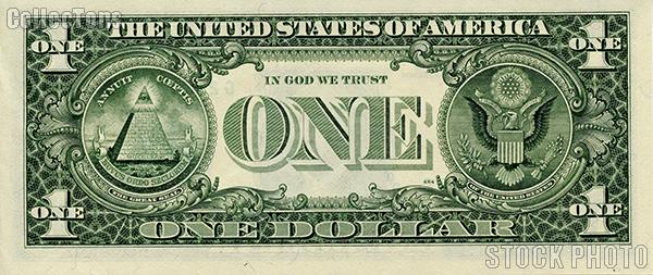 One Dollar Bill Federal Reserve Note FRN Series 1988 US Currency CU Crisp Uncirculated