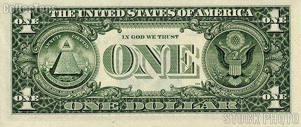 One Dollar Bill Federal Reserve Note FRN Series 1988 US Currency CU Crisp Uncirculated