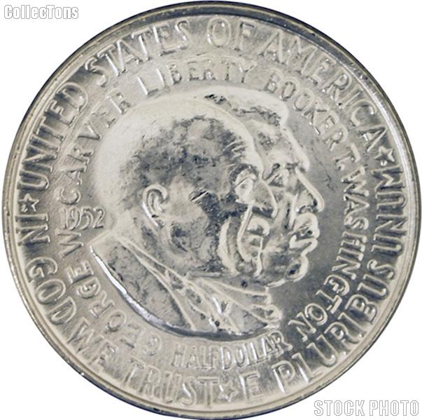 1952 Washington Carver Silver Half Dollars in Brilliant Uncirculated Condition