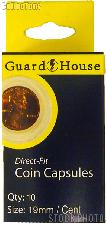 Guardhouse Box of 10 Coin Capsules for CENTS (19mm)