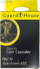 Guardhouse Box of 10 Coin Capsules for SILVER EAGLES (40.6mm)