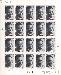 2004 Black Heritage Series - Paul Robeson 37 Cent US Postage Stamp Unused Sheet of 20 Scott #3834