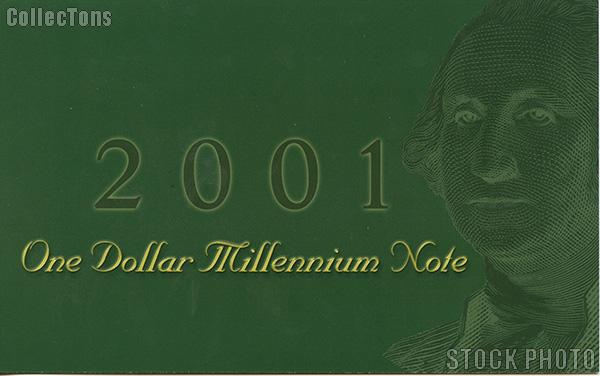 "2001" One Dollar Millennium 1999 Series Federal Reserve Note