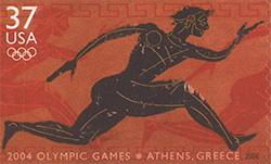 2004 Summer Olympic Games, Athens, Greece 37 Cent US Postage Stamp Unused Sheet of 20 Scott #3863