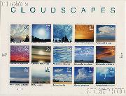 2004 Cloudscapes 37 Cent US Postage Stamp Unused Sheet of 15 Scott #3878