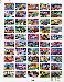 2002 Greetings From America 34 Cent US Postage Stamp Unused Sheet of 50 Scott #3561 - #3610