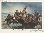 1976 Washington Crossing the Delaware 24 Cent US Postage Stamp MNH Souvenir Sheet of 5 Scott #1688