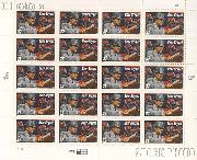 1997 Football Coaches - Bear Bryant 32 Cent US Postage Stamp MNH Sheet of 20 Scott #3148