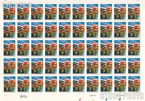 1997 "Stars and Stripes Forever!" 32 Cent US Postage Stamp MNH Sheet of 50 Scott #3153
