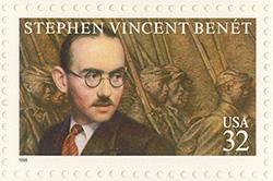 1998 Literary Arts Series - Stephen Vincent Benet 32 Cent US Postage Stamp MNH Sheet of 20 Scott #3221