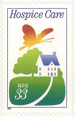 1999 Hospice Care 33 Cent US Postage Stamp Unused Sheet of 20 Scott #3276