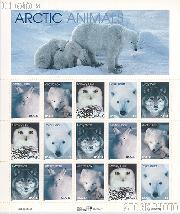 1999 Arctic Animals 33 Cent US Postage Stamp MNH Sheet of 15 Scott #3288-#3292