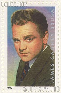 1999 Legends of Hollywood - James Cagney 33 Cent US Postage Stamp MNH Sheet of 20 Scott #3329