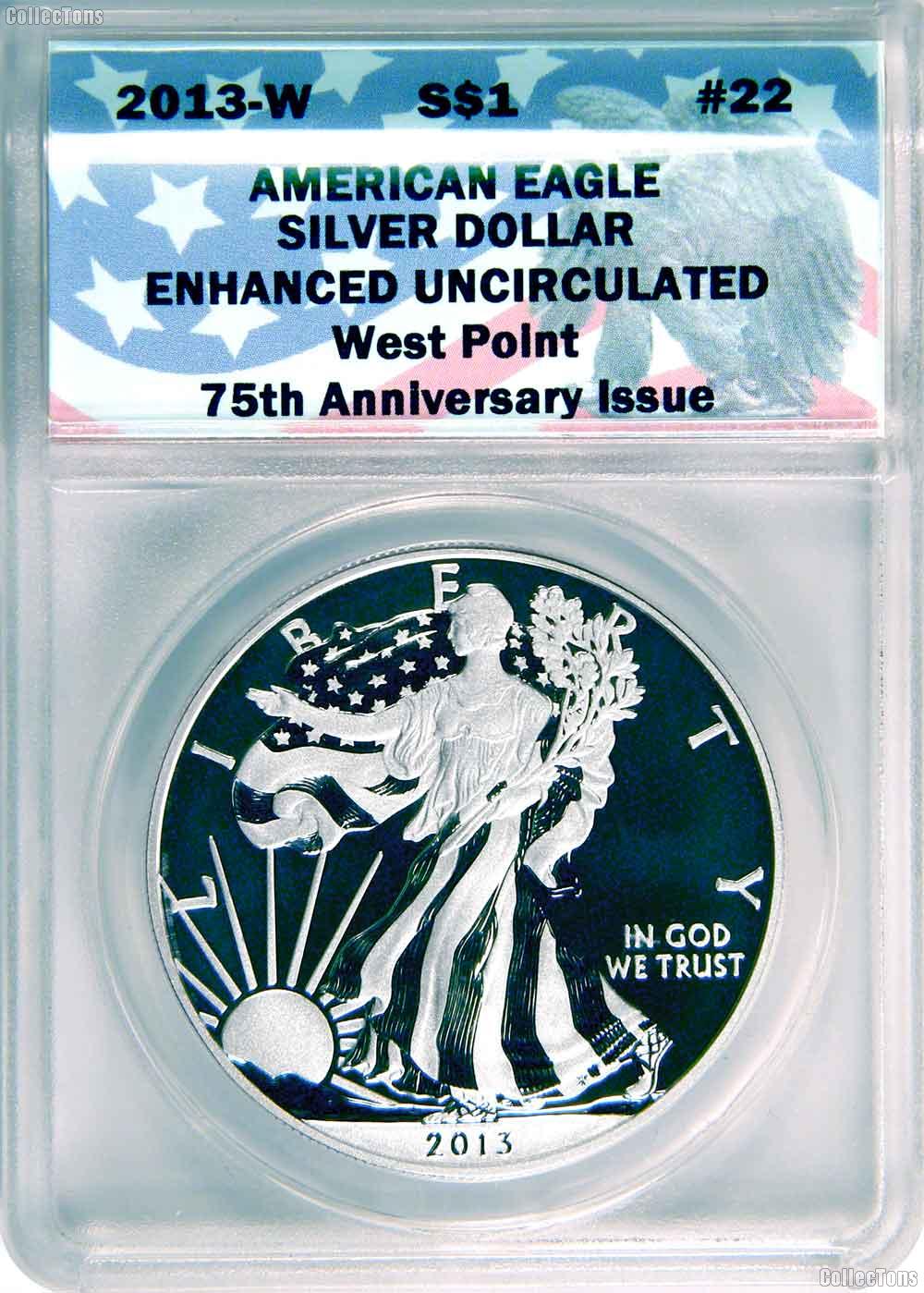 CollecTons Keepers #22: 2013-W American Eagle Silver Dollar Certified in Exclusive ANACS Enhanced Uncirculated Holder