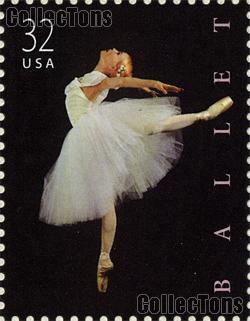 1998 American Ballet 32 Cent US Postage Stamp MNH Sheet of 20 Scott #3237