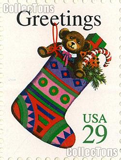 1994 Stocking - Christmas Series 29 Cent US Postage Stamp MNH Sheet of 50 Scott #2872