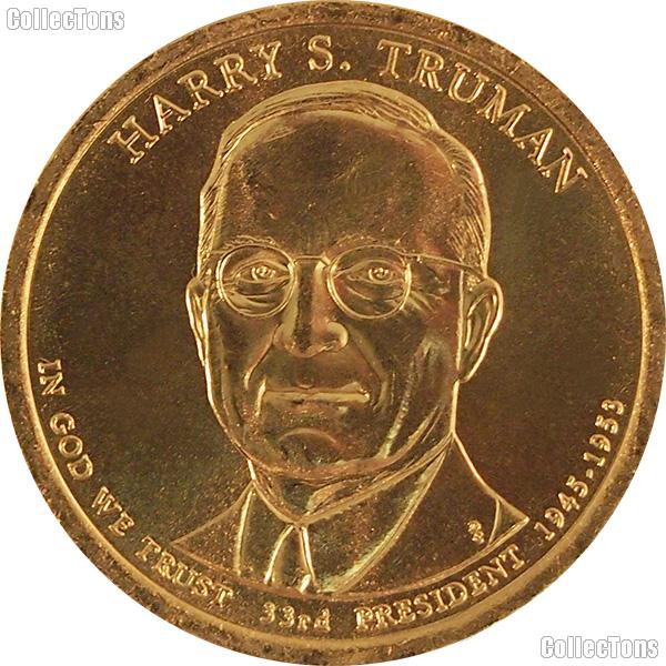 2015-P Harry  S Truman Presidential Dollar GEM BU 2015 Truman Dollar