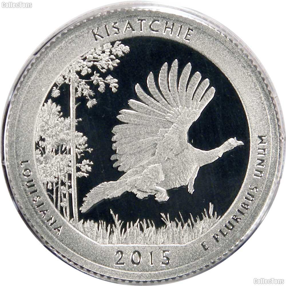 2015-S Louisiana Kisatchie National Forest National Park Quarter GEM PROOF America the Beautiful