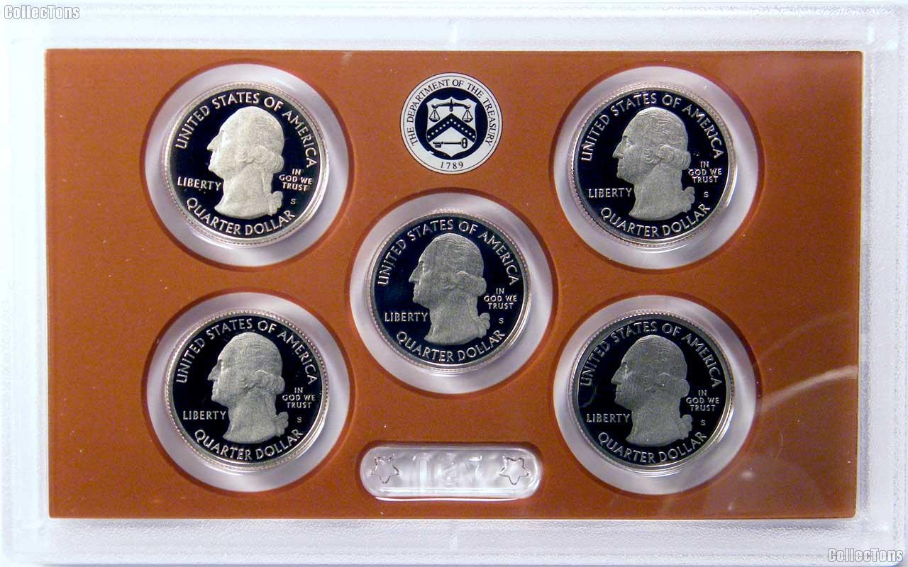 2015 QUARTER PROOF SET * ORIGINAL * 5 Coin U.S. Mint Proof Set