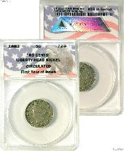 CollecTons Keepers #23: 1883 “NO CENTS” Liberty Head Nickel Certified in Exclusive ANACS Holder