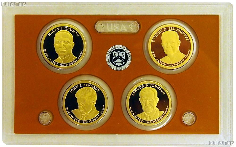 2015 PRESIDENTIAL DOLLAR PROOF SET * 4 Coin U.S. Mint Proof Set