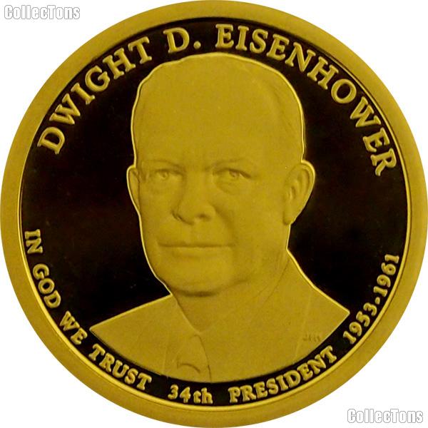 2015-S Dwight D. Eisenhower (Ike) Presidential Dollar GEM PROOF Coin