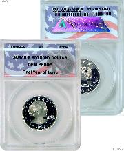 CollecTons Keepers #26: 1999-P Proof Susan B. Anthony Dollar Certified in Exclusive ANACS Holder