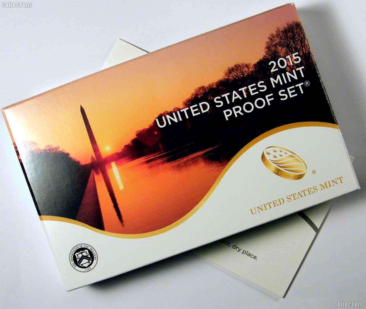 2015 PROOF SET * ORIGINAL * 14 Coin U.S. Mint Proof Set