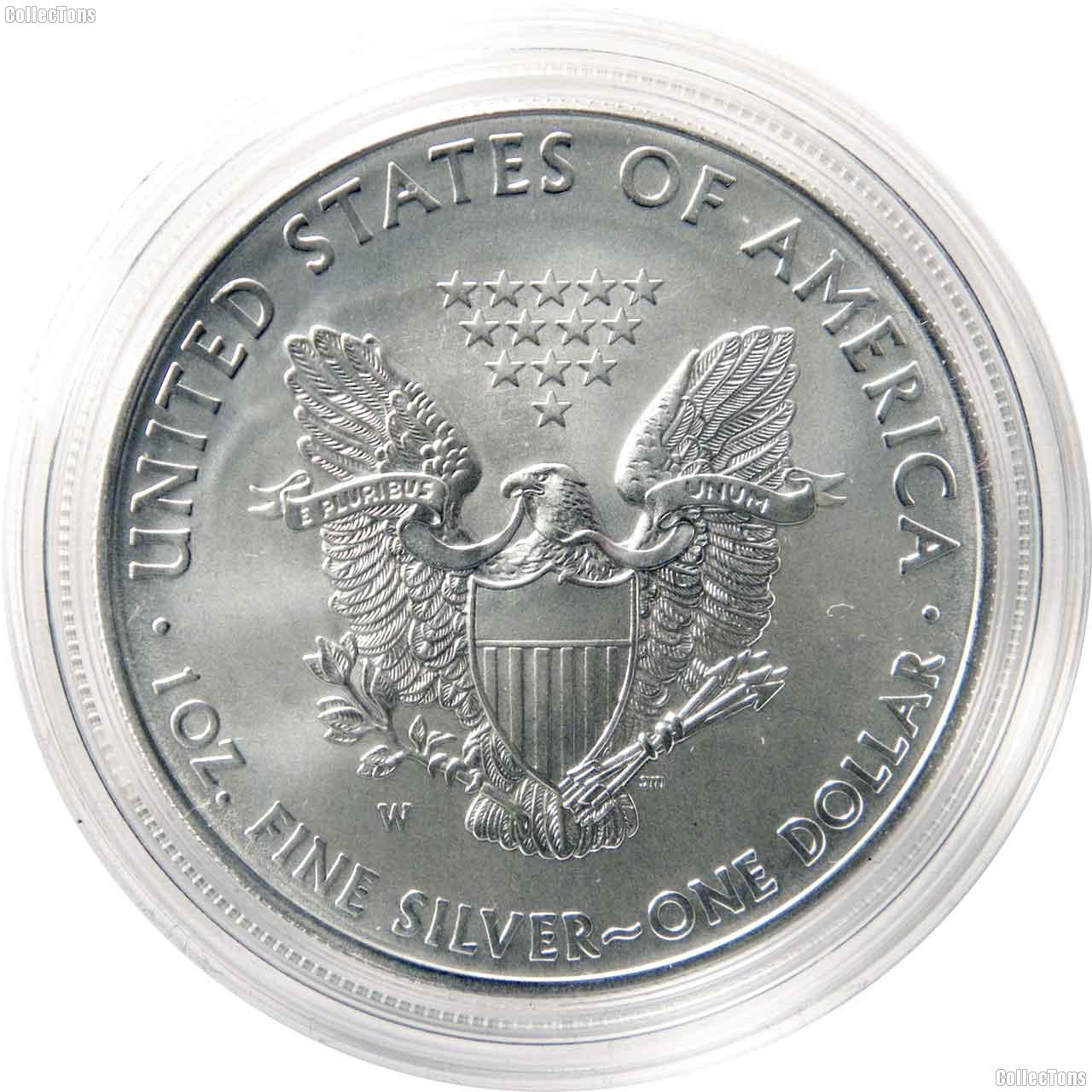 2015-W Burnished BU American Silver Eagle * 1oz Silver
