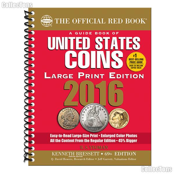 Whitman Red Book of United States Coins 2016 - Large Print