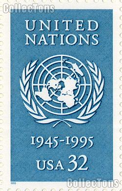 1995 United Nations UN 50th Anniversary 32 Cent US Postage Stamp MNH Sheet of 20 Scott #2974