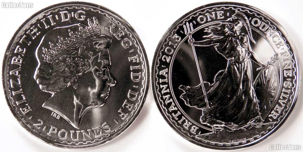 2013 UK 1 oz .999 Silver Britannia with Year of the Snake Privy Mark