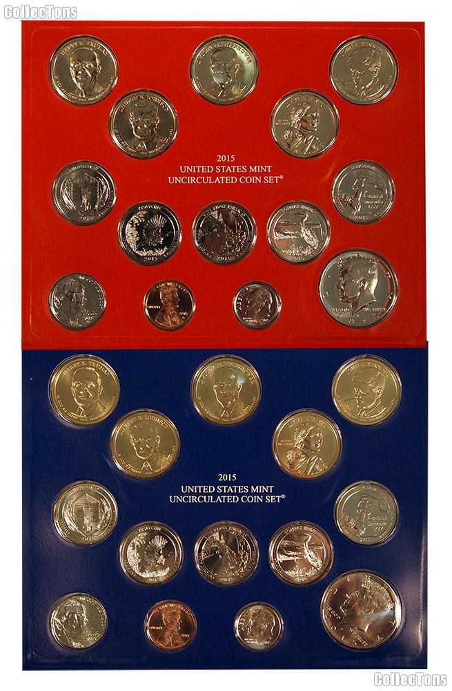 2015 Mint Set - All Original 28 Coin U.S. Mint Uncirculated Set