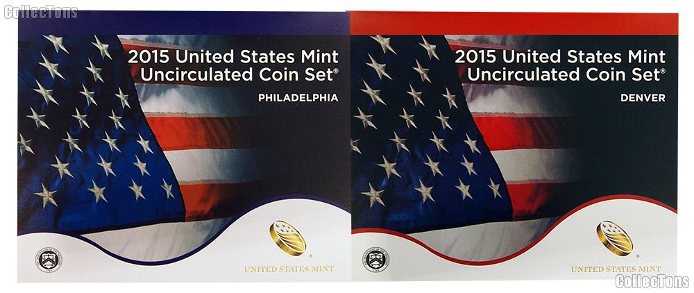 2015 Mint Set - All Original 28 Coin U.S. Mint Uncirculated Set