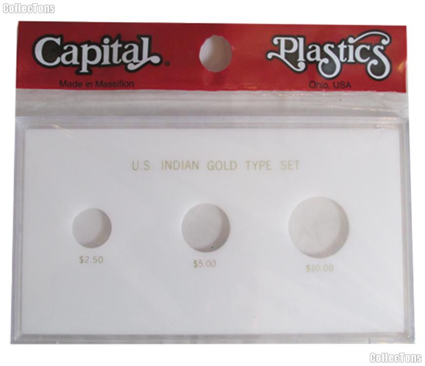 Capital Plastics 4x7 Meteor Case - US Indian Gold Type Set