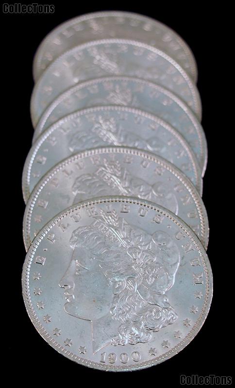 1900-O BU Morgan Silver Dollars from Original Roll