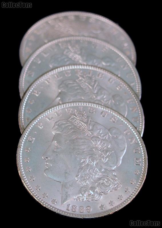 1889 BU Morgan Silver Dollars from Original Roll