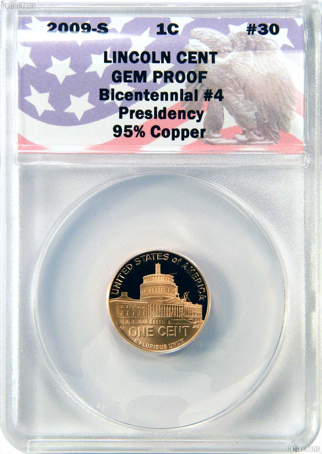 CollecTons Keepers #27- #30: 2009 Lincoln Bicentennial  Complete Proof Cent Collection Certified in Exclusive ANACS GEM Proof Holder