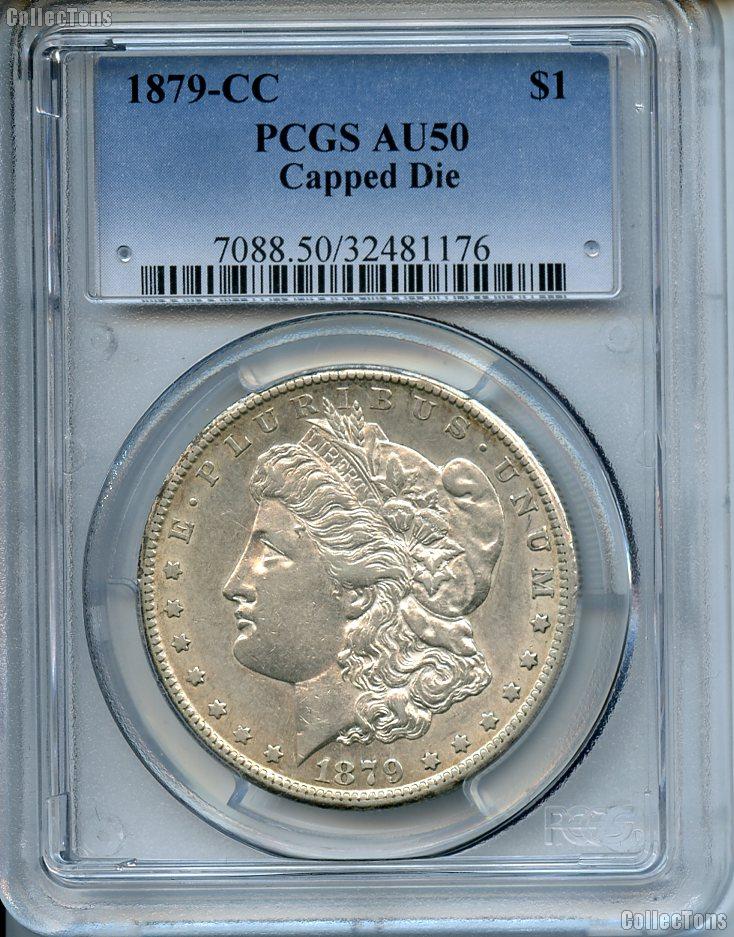 1879-CC Capped Die Morgan Silver Dollar KEY DATE in PCGS AU 50