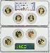 2008-S Proof Presidential Dollar Complete 4-Coin Set in NGC PF 69 Ultra Cameo Multi-Slab Holder