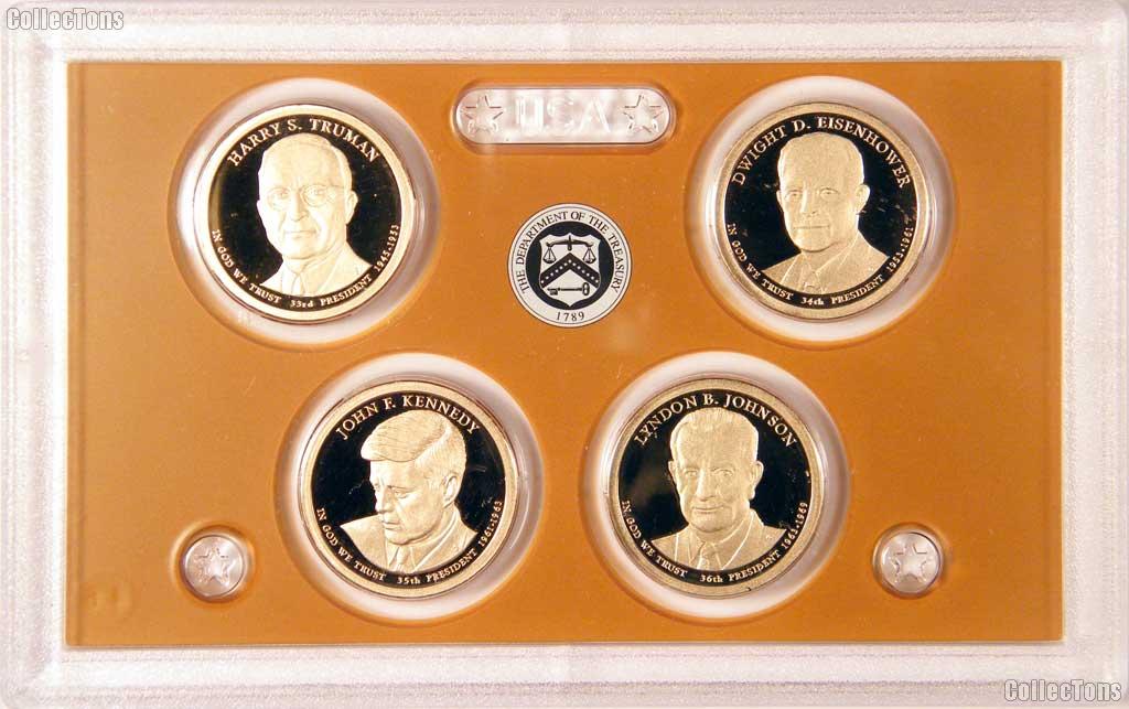 2015 U.S. Mint Presidential Dollar Proof Set - 4 Coins