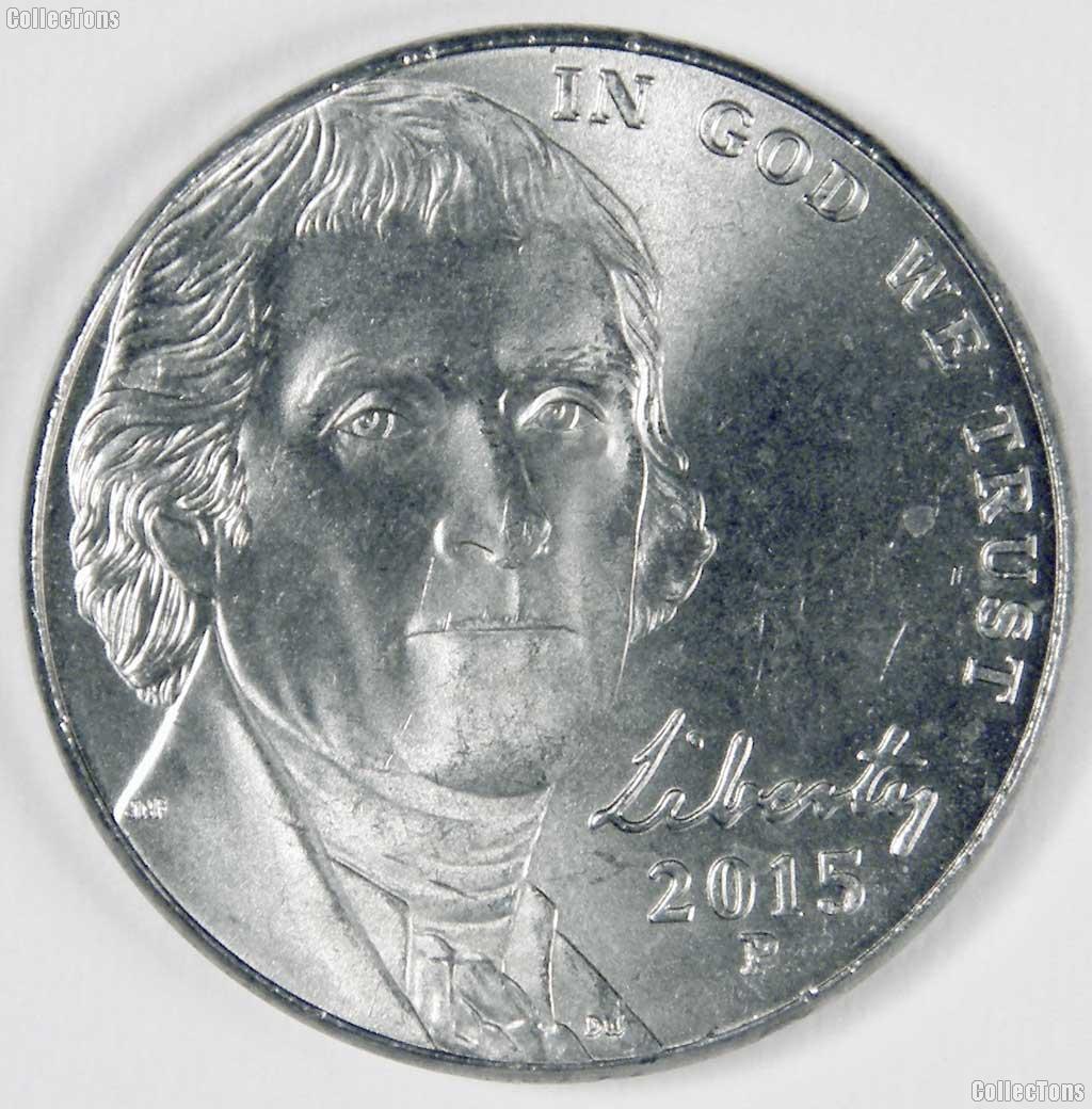 2015-P Jefferson Nickel Gem BU (Brilliant Uncirculated)