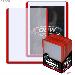 Red Border Topload Card Holder 3 x 4 - Pack of 25 by BCW