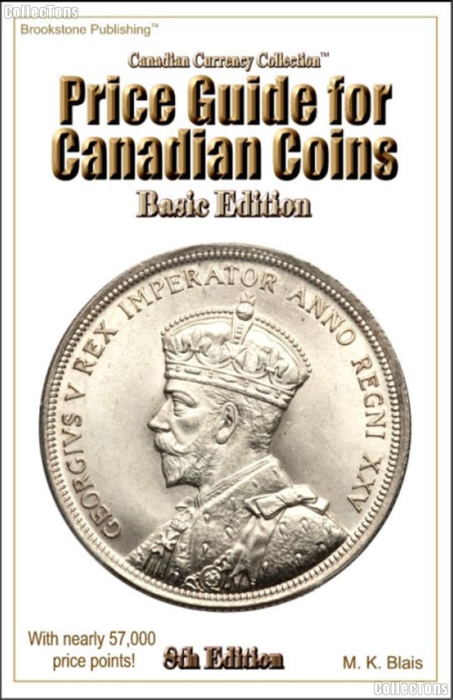 Price Guide for Canadian Coins Basic Edition 8th by M.K. Blais