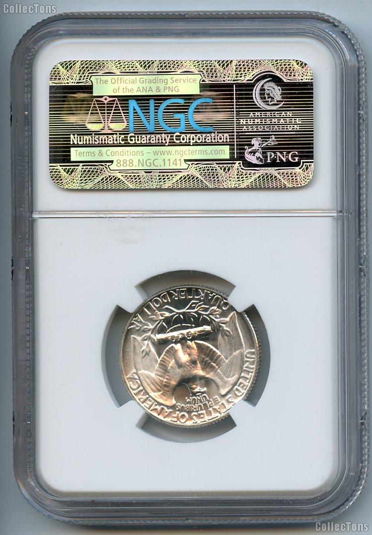 1951 Washington Silver Quarter Proof in NGC PF 65