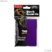 Deck Guard Sleeves for Trading Cards Purple by BCW Pack of 50