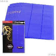 18-Pocket Side Loading Pro Pages Blue by BCW Pack of 10